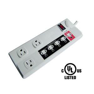 8 Outlet Power Managed Energy Controlled Surge Protector