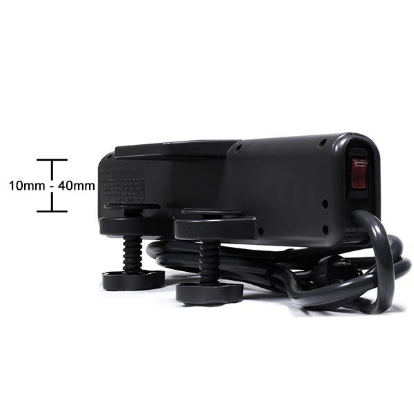 6Ft 6Outlet 15A, Screw-On Workshop Power Strip with 2 USB Charging Ports ( 5V, 2A)