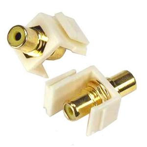 RCA Yellow F/F Keystone Module White