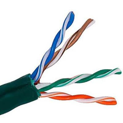 1000Ft Cat 5E Solid Wire Bulk Ethernet Network Cable Blue CMR