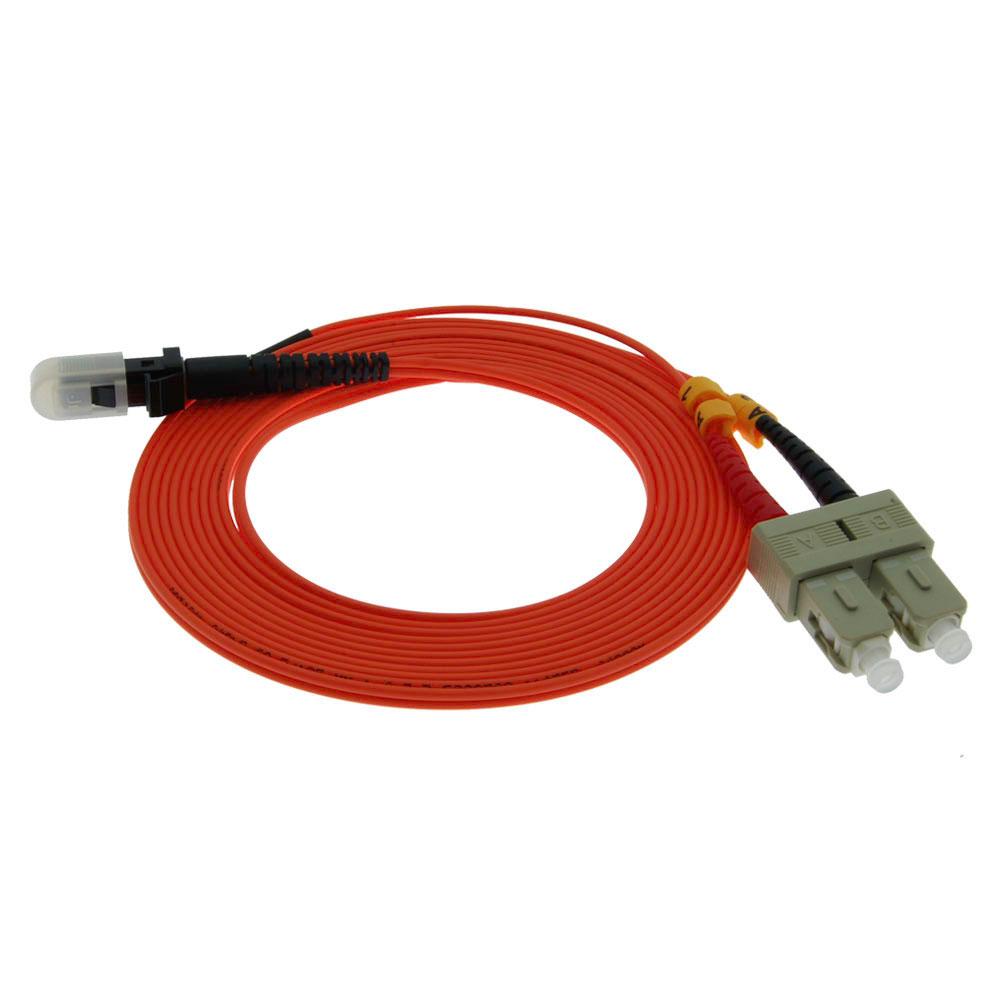 OM1 MTRJ-SC Duplex Multimode 62.5/125 Fiber Optic Cable