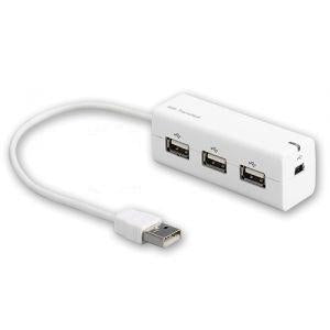 3-Port USB 2.0 Hub w/File Transfer Cable