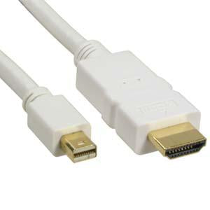 15Ft Mini DisplayPort Male to HDMI Cable Male 32AWG