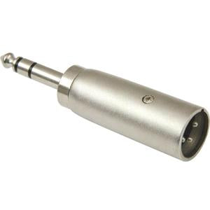 XLR Male to 1/4" Stereo Male Adapter