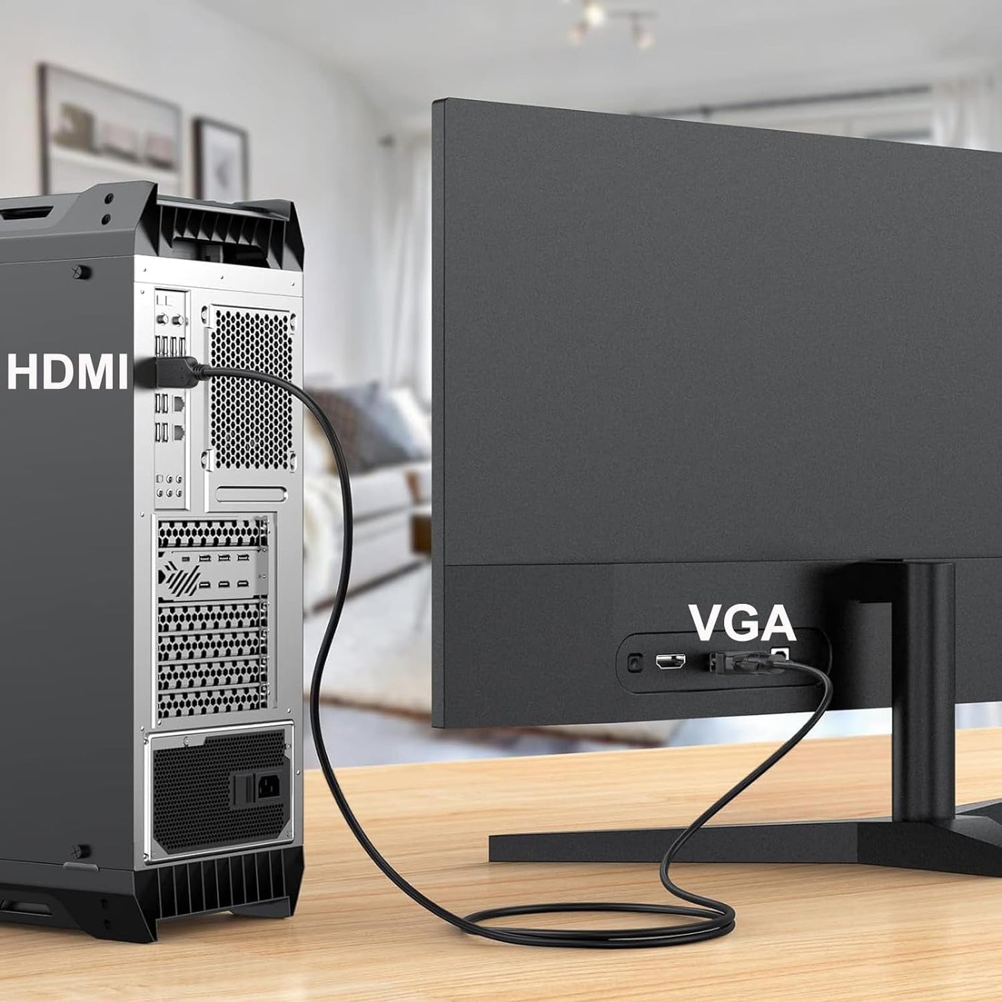 HDMI to VGA Active Converter Cable 1920x1200 / 1080p