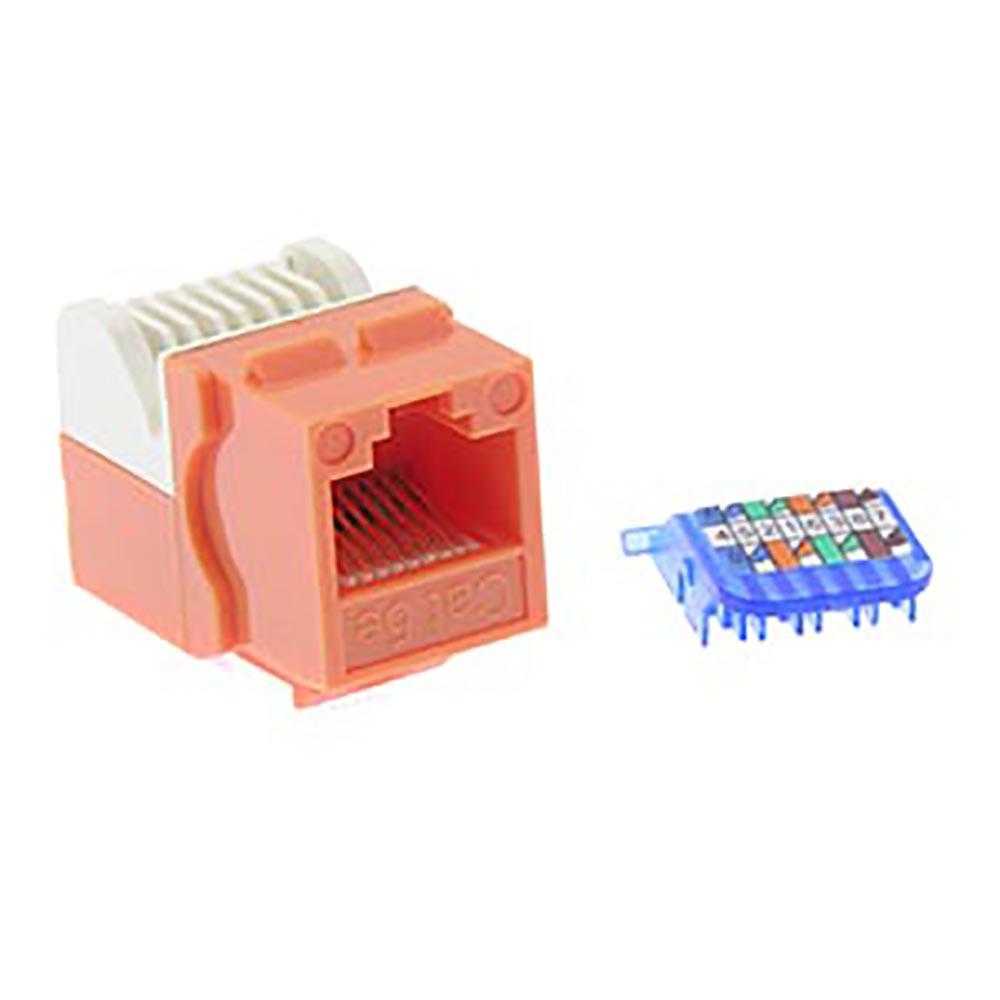 Cat5e Tool Less Keystone Jack - RJ45 Tool Less Keystone Jack