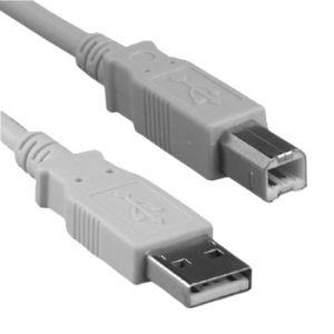 6Ft A-Male to B-Male USB2.0 Cable Black