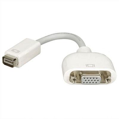 6 Inches Mini-DVI Male to VGA Female Adapter