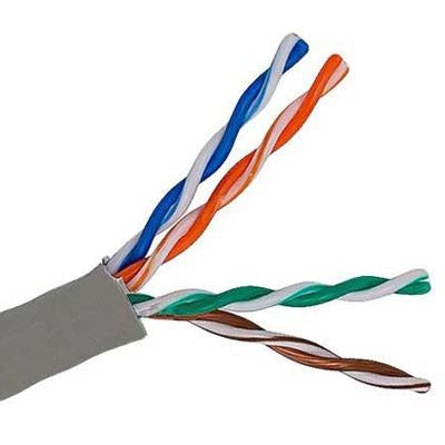 1000Ft Cat 5E Solid Wire Bulk Ethernet Network Cable Blue CMR