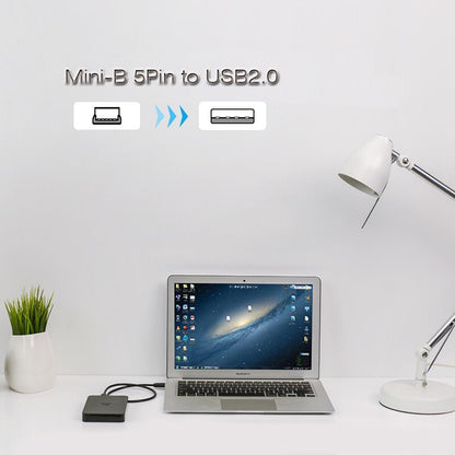 USB 2.0 A-Male to Mini-B 5-Pin Male USB Cable