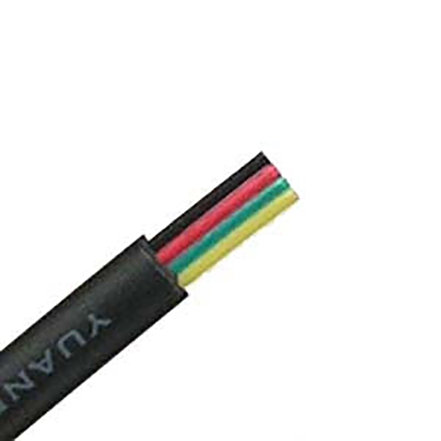 1000Ft UL 4 Conductor Silver Modular Cable Reel 26AWG