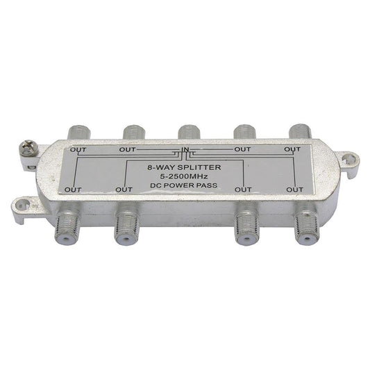 8Way 2.5GHz Satellite Splitter DC Power Pass