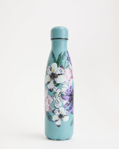 Feathered Florals Water Bottle