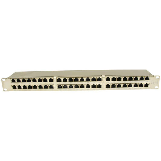 Cat.6 1U 48Port Shielded Patch Panel