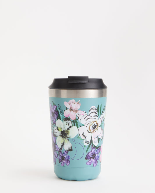 Feathered Florals Coffee Cup