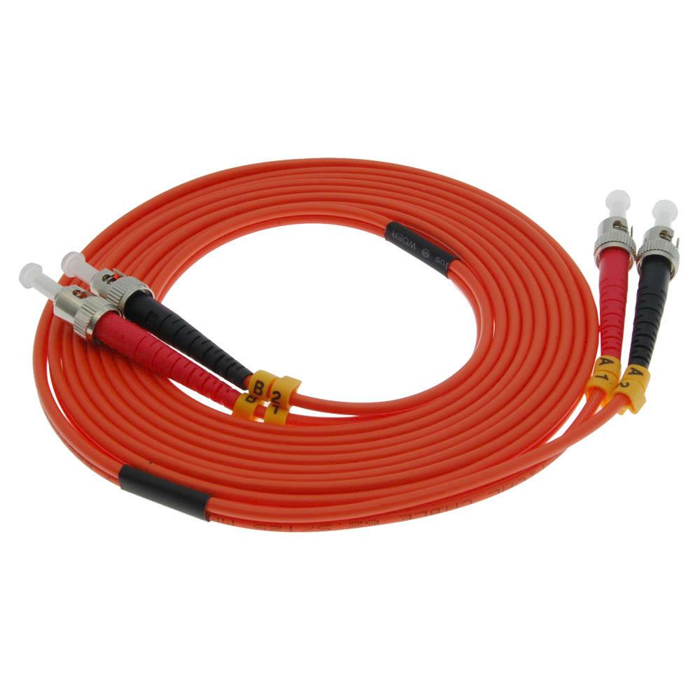 OM1 ST-ST Duplex Multimode 62.5/125 Fiber Cable