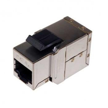 CAT6A Full-Shielded Inline Coupler Keystone Jack
