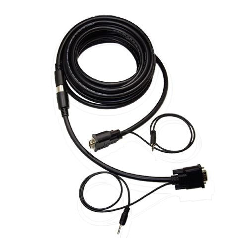 25Ft Quick-Snap SVGA Cable w/Audio CL2 FT4 Rated