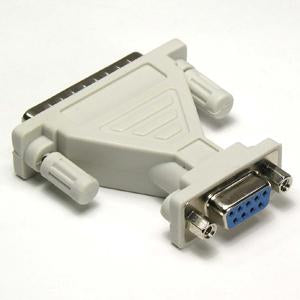DB9-F/DB25-F Serial Port Adapter, Screw/Nut