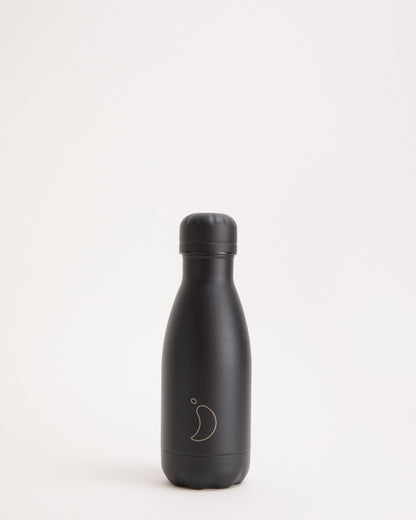 Monochrome Black Water Bottle