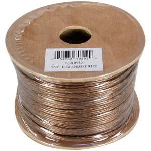 250Ft 16/2 Clear Speaker Wire CL2 In-Wall Rated
