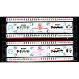 Cat.5E 110 Type Patch Panel 48Port Rackmount