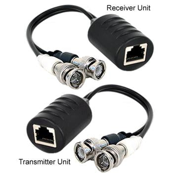 BNC Video Audio Extender Over Cat5e Cat6 Cat7 Cable