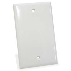 Blank Wall Plate White Smooth Face