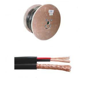 1000Ft RG59 w/2x18AWG Power Black CM