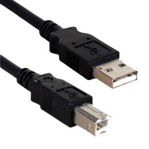 6Ft A-Male to B-Male USB2.0 Cable Black