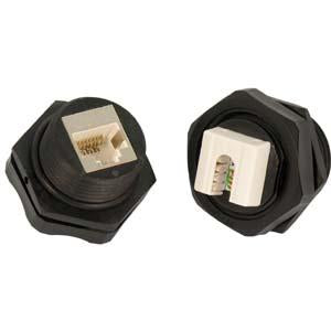 Cat.6 RJ45 Shielded Industrial Panel Mount Keystone Jack