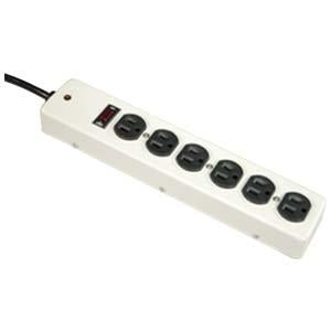 3Ft 6 Outlet Power Strip Metal Case