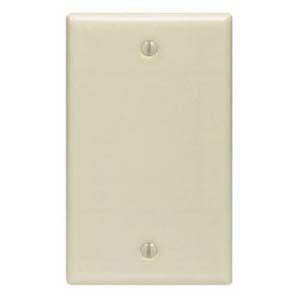 Blank Wall Plate Ivory Smooth Face