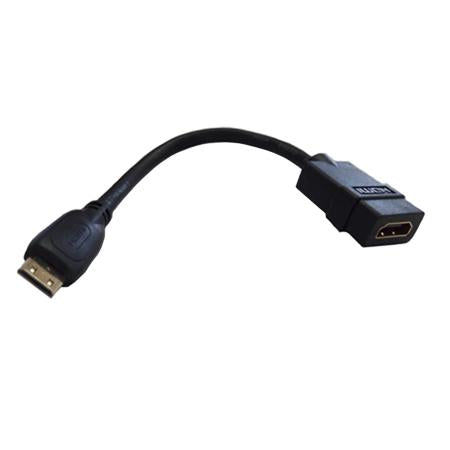 8" Ultra HD High Speed HDMI Female to Mini HDMI Male Cable (Type C) w/Ethernet