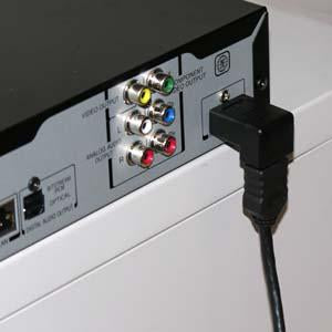 Right Angle HDMI Adapter M/F Gold Plated