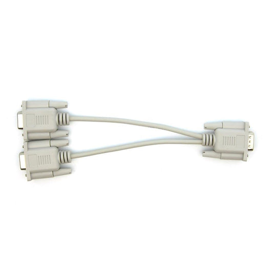 8 inch DB15HD-M to 2x DB15HD-F VGA Splitter Cable