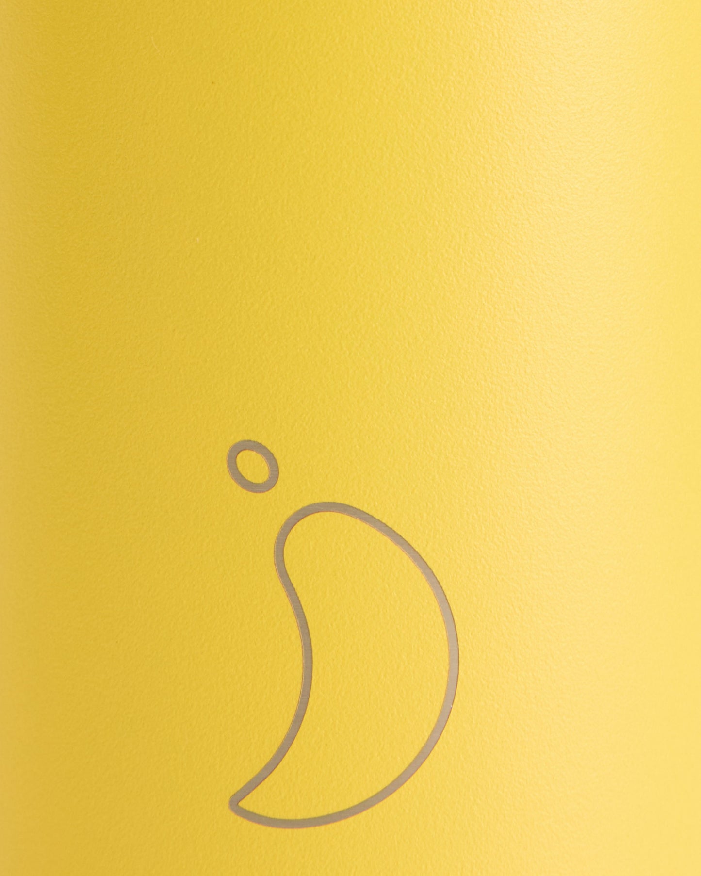Matte Burnt Yellow Water Bottle
