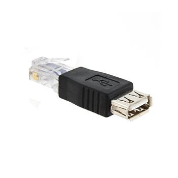 USB Female to RJ45 Ethernet Male Adapter