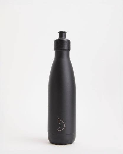 Black Sports Water Bottle