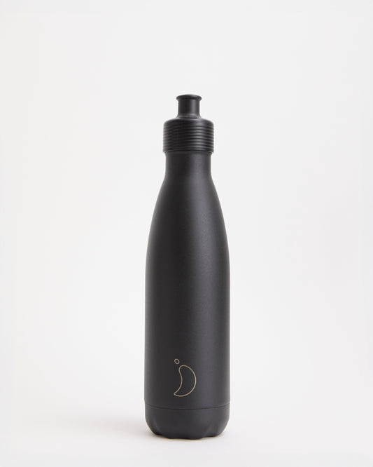 Black Sports Water Bottle