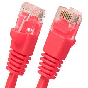 12Ft Unshielded Cat5e Ethernet Patch Cable Booted