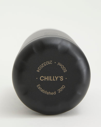 Mono Black Food Pot