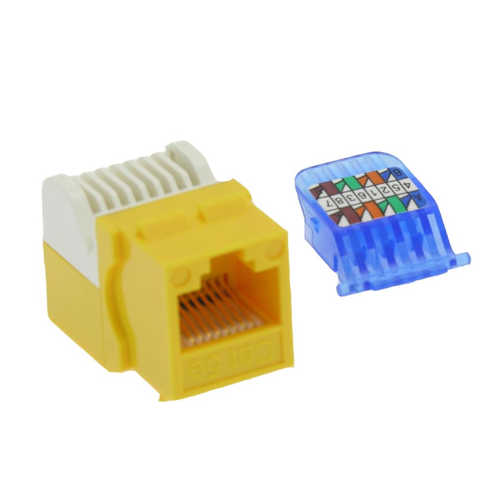 Cat5e Tool Less Keystone Jack - RJ45 Tool Less Keystone Jack