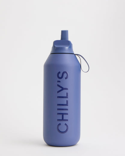 Whale Blue Flip Bottle