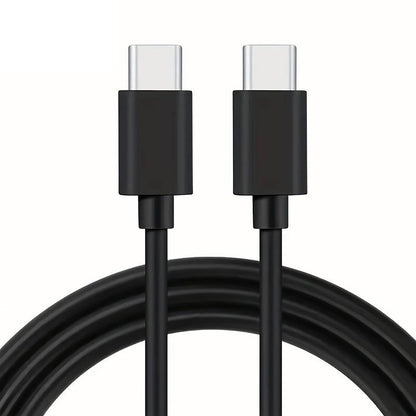 USB Type C Male to Type C Male Cable w/PD Fast Charging