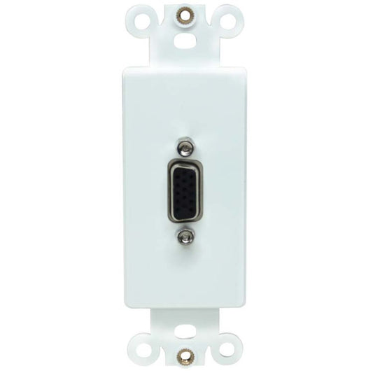 VGA Decora Wall Plate Insert - White