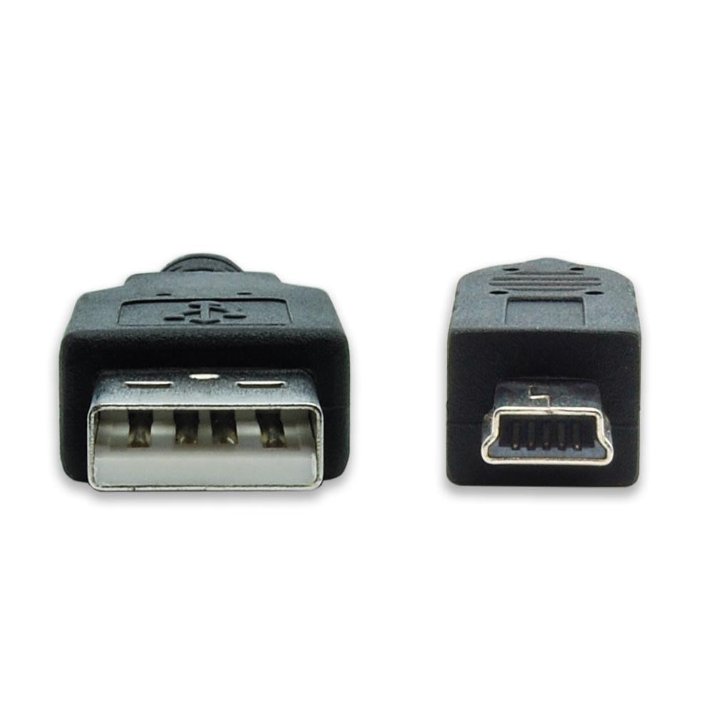 USB 2.0 A-Male to Mini-B 5-Pin Male USB Cable
