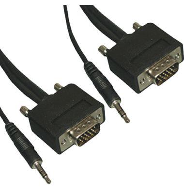 15Ft Slim SVGA Monitor Cable With Audio