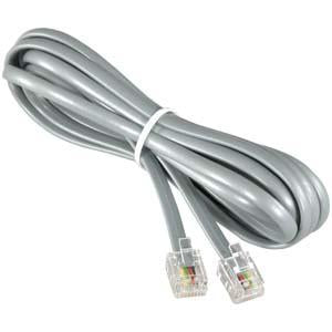 14Ft RJ11 Modular telephone Cable Straight