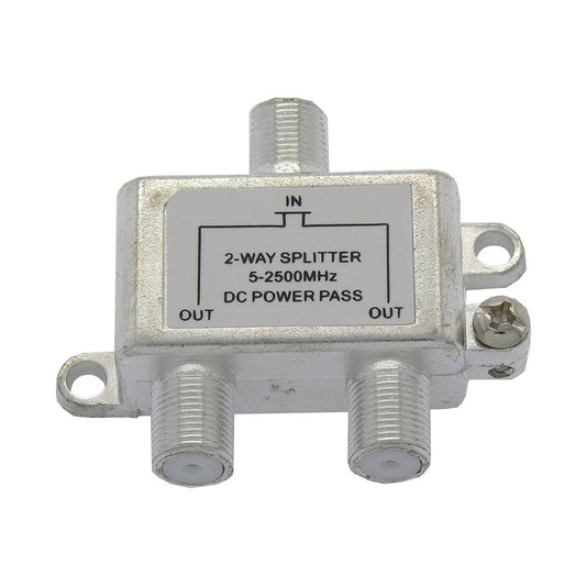 2Way 2.5GHz Satellite Splitter DC Power Pass